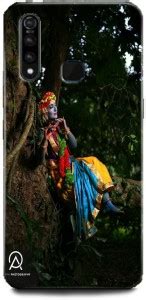 Wall Art Back Cover for Vivo Z1Pro RADHA KRISHNA, LORD KRISHNA, KANHIYA ...