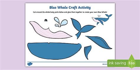 Blue Whale Craft Activity | Teacher-made Whale Craft