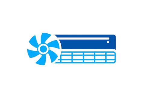 Air conditioner logo design cleaning and repairing an air conditioner ...