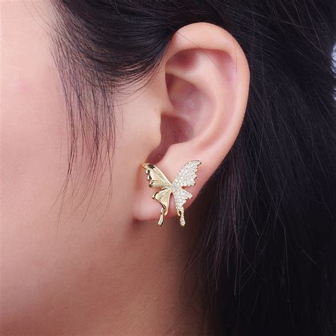 White Color Double Butterfly Korean Earrings – UtilityMall