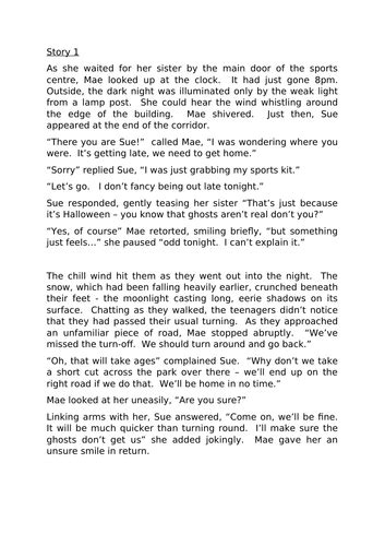 Image result for Level 9 Creative Writing Examples