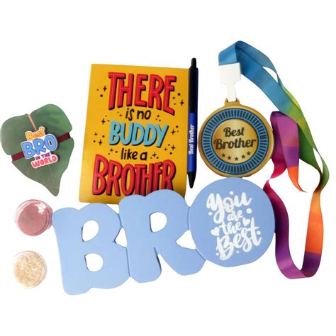 Raksha Bandhan Combo Gift for Brother You are The Best Bro Wooden ...