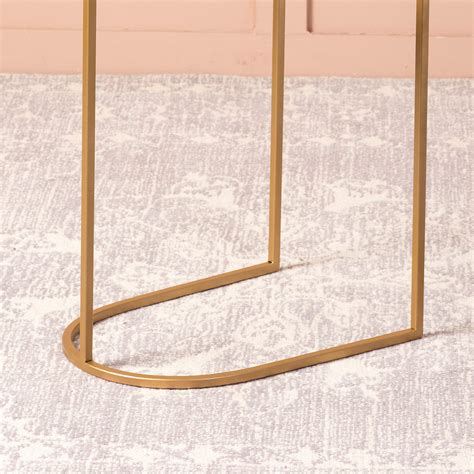 Buy Gold Magazine Side Table Online at Best Price in India | Nestroots