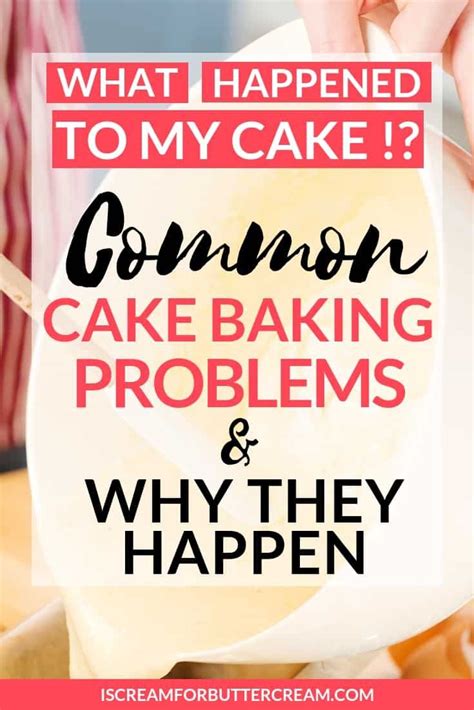 Image result for Cake Cooking Problems