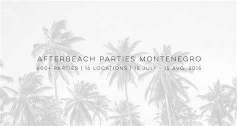 Afterbeach parties - JOVO VUKCEVIC