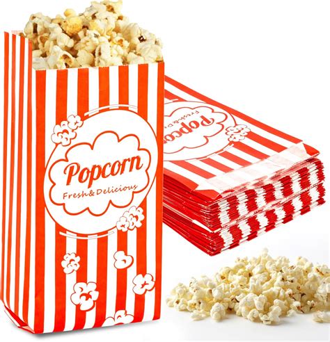 Amazon.com: 200 Pcs Mini Popcorn Boxes for Party Black Popcorn Bags ...