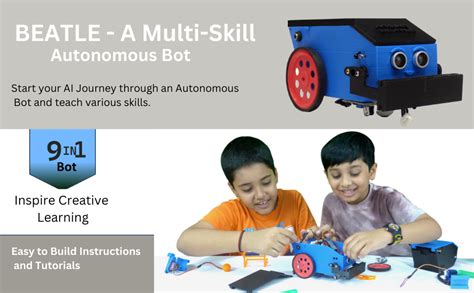 Buy AITINKR Beatle Smart Robot, Best DIY Robotics Kit for Kids 8 ...
