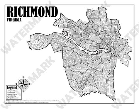 Richmond City Zip Code Map at Darcy Bromley blog