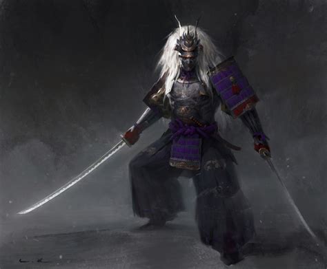 ArtStation - Ghost samurai