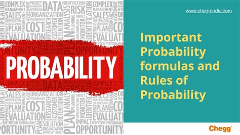 Image result for Important Probability Formulas