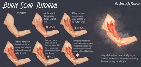 Burn Scar Tutorial by FleshQB on DeviantArt