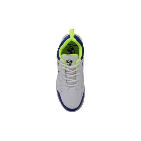 SG YORKER White/Royal Blue/Lime Sports Shoes: Elevate Your Style with ...