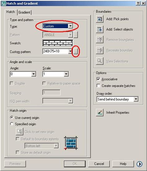 Image result for How to Add Pattern in Hatch CAD