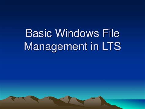 Image result for Computer Basic Windows and File Management