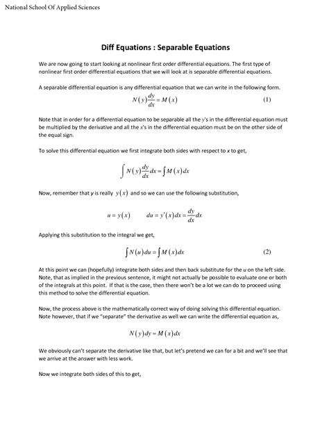 Image result for Diff Equations