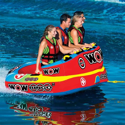 Buy WOW World of Watersports 14-1080 Bingo 4 Inflatable, Secure Cockpit ...