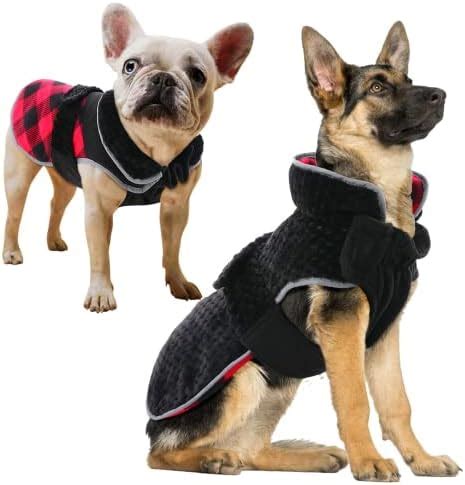 Dog Winter Coat Classic, British Plaid Dogs Cold Weather Coats ...