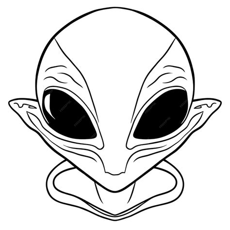 Alien Line Art 的图像结果