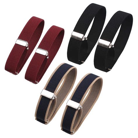 Buy 6 Pieces (3 Pairs) Unisex Elastic Adjustable Armbands Anti-Slip ...