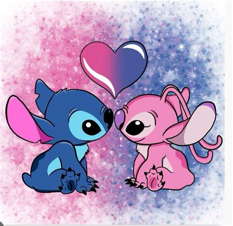 Angel and stitch – Artofit