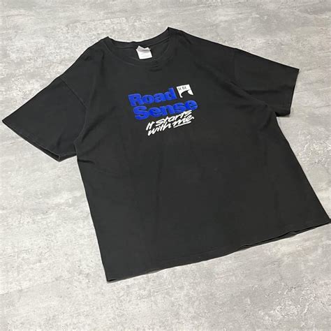 90s ICBC ROAD SENCE company tee