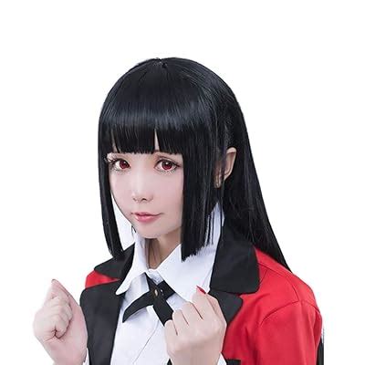 Buy TOKYO-T Compulsive Gambler Cosplay Yumeko Jabami Wig Black Long ...