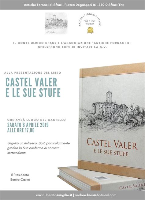 6 aprile: presentazione del libro „Castel Valer e le sue stufe ...