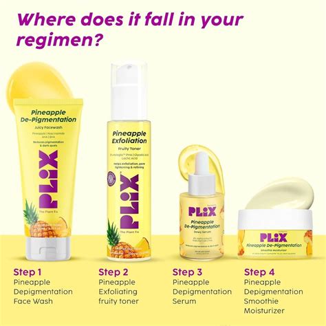 PLIX - THE PLANT FIX| Pineapple De-Pigmentation Regime with Pineapple ...