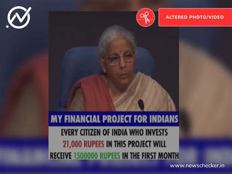 Fact Check: Deepfake Video Of Nirmala Sitharaman Endorsing Investment ...