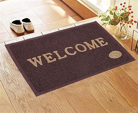 Kuber Industries Printed Welcome Door Mat|Strong PVC Material & Solid ...