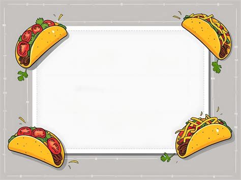 Realistic taco with blank space for advertising | Premium AI-generated ...