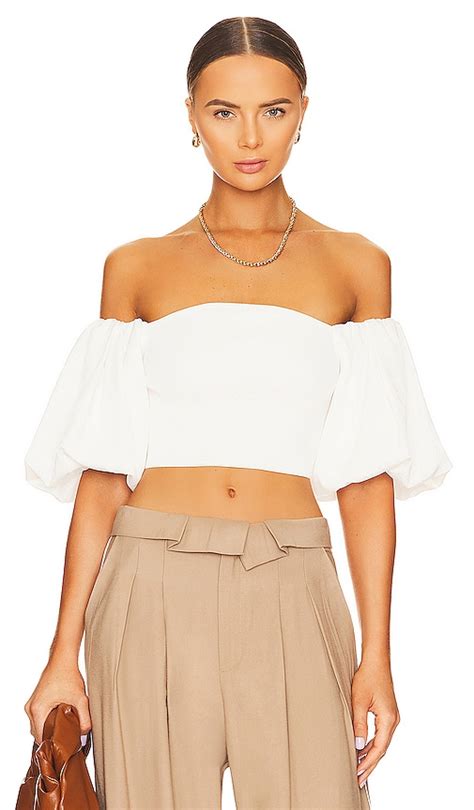 ASTR the Label Carminia Sweater Top in White | REVOLVE