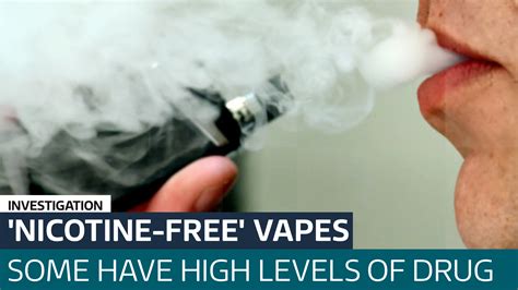 Many vapes marked 'nicotine-free' contain high levels of the drug, ITV ...