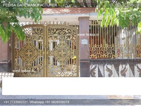 Latest Gate Design Safety Grill Design For Compound Wall Gate Design ...