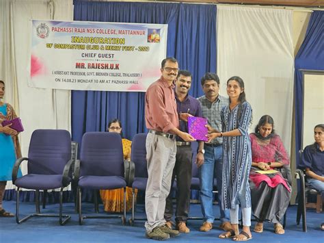 Gallery of Mathematics Department | Pazhassi Raja NSS College