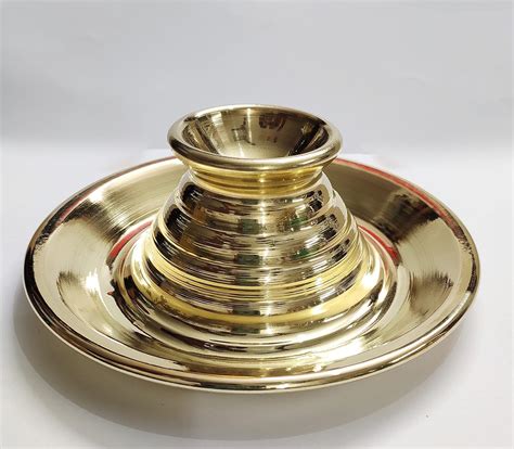 Buy NAAYAGI - Pure Brass Made - Camphor/Kapoor Plate for AARTI - Mini ...