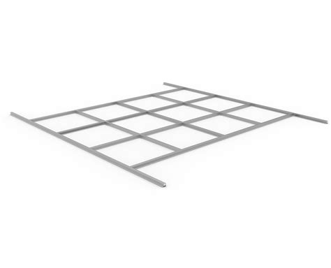 LAVRE Shed Floor Frame Kit for Outdoor 12 ft. W x 10 ft. D Metal ...
