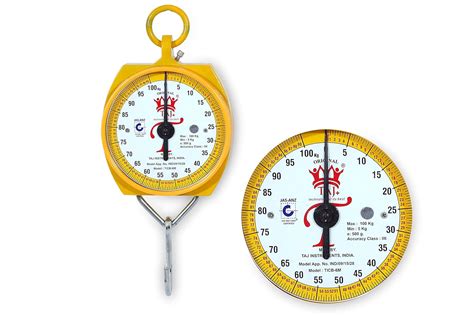 TAJ+ TICB-6M 100Kg Hanging,Suspended Circular Spring Balance,Dial Type ...