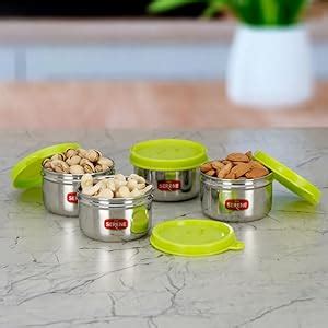 Buy Serene Stainless Steel Containers- Food Storage Container with ...