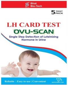 OVU SCAN LH CARD TEST Ovulation Kit Price in India - Buy OVU SCAN LH ...