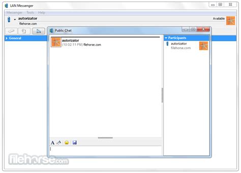 LAN Messenger Tutorial 的图像结果