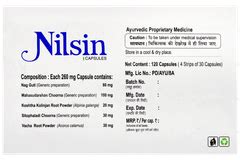 Nilsin Capsule 120 - Uses, Side Effects, Dosage, Price | Truemeds