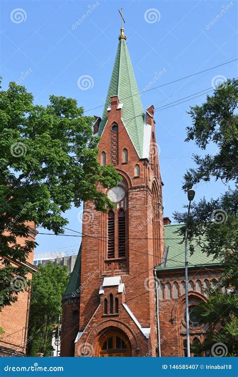 Lutheran Church of St. Paul in Vladivostok, Russia Stock Image - Image of religion, daylight ...