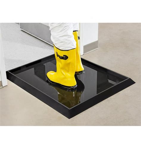 Sanitize Foot Bath Rubber Tray Mat - Heavy Duty Biosecurity Mat | OnlyMat