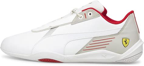 Puma Mens Ferrari R-Cat Machina Sneaker, White-Gray India | Ubuy