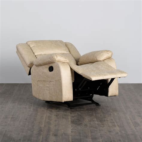 Buy Denver One-Seater Glider Recliner - Beige from Home Centre at just ...