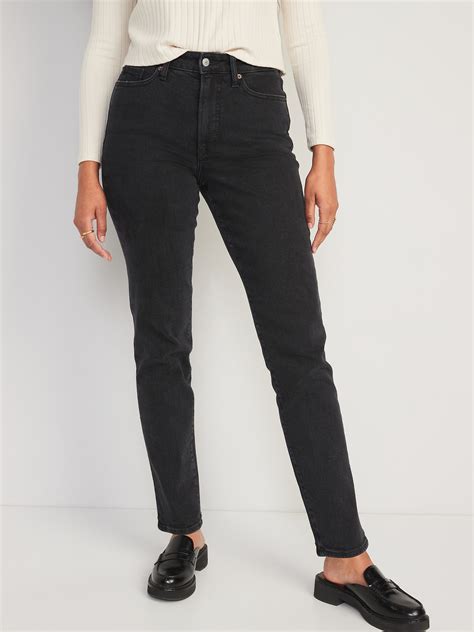 Women's Slim Straight Black Jeans at Joshua Allingham blog