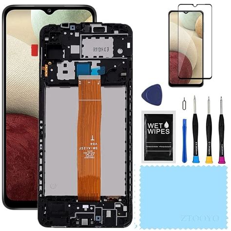 for Samsung Galaxy A12 Screen Replacement with Frame for Samsung a12 ...
