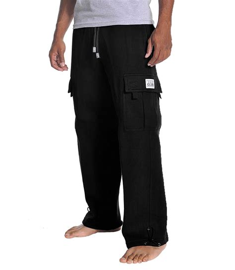 Pro Club Mens Cargo Sweatpants Heavy Weight Fleece Long Pants S-5XL Big ...