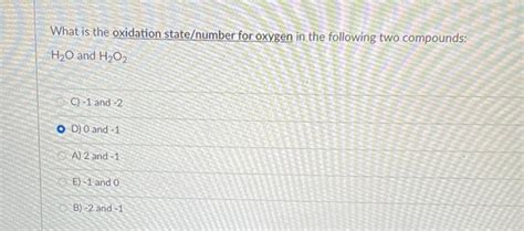 Image result for H2O2 Oxidation Number